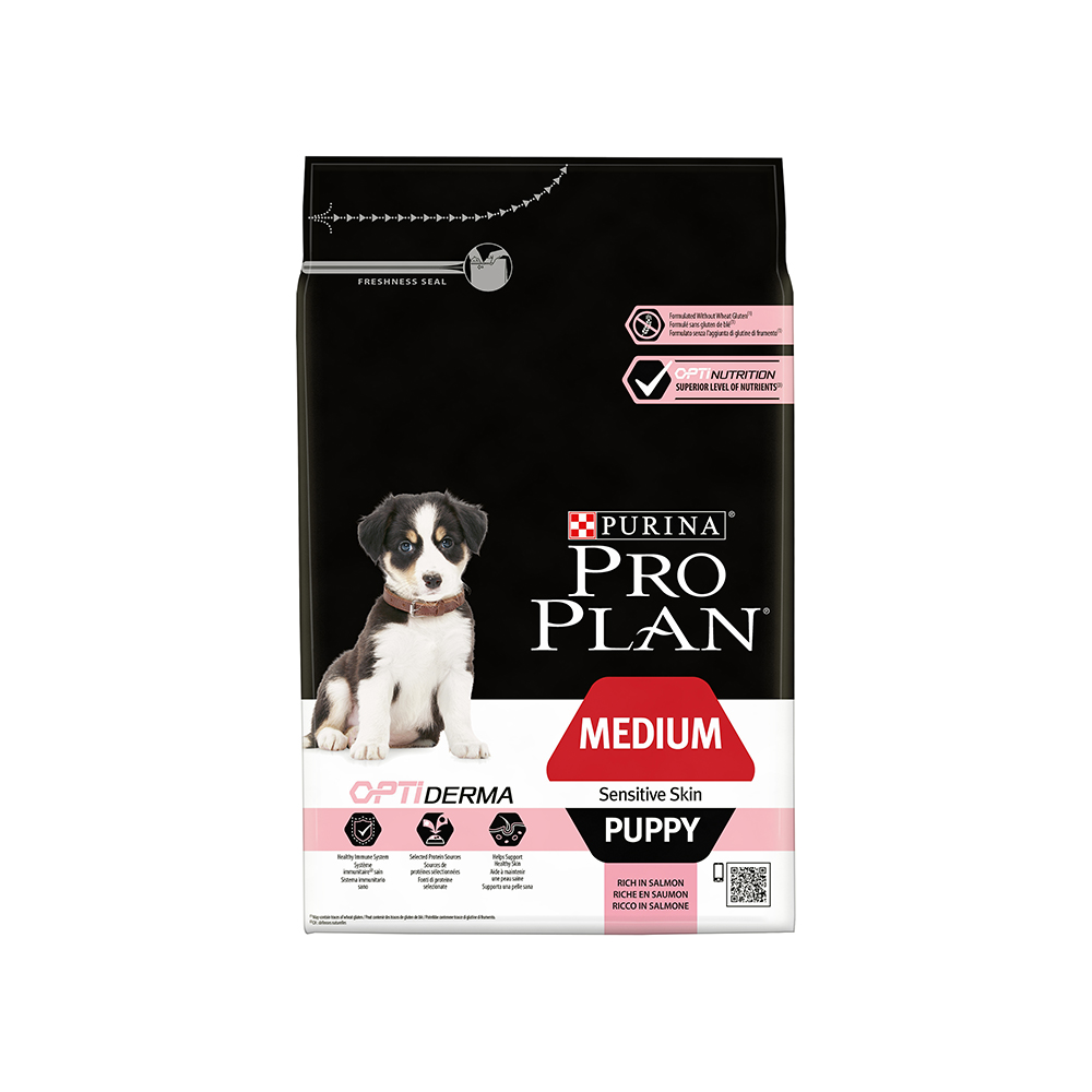 غذا خشک پرو پلن پاپی مخصوص پوست های حساس Pro plan medium puppy