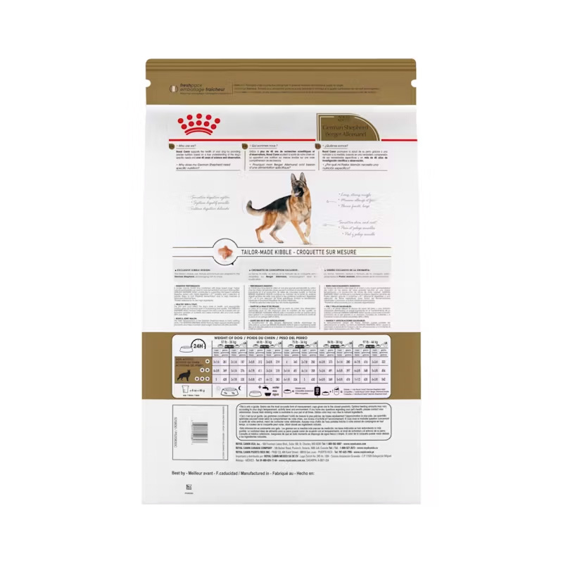 غذای خشک مخصوص سگ‌های نژاد ژرمن شپرد بالغ Royal Canin German Shepherd Adult