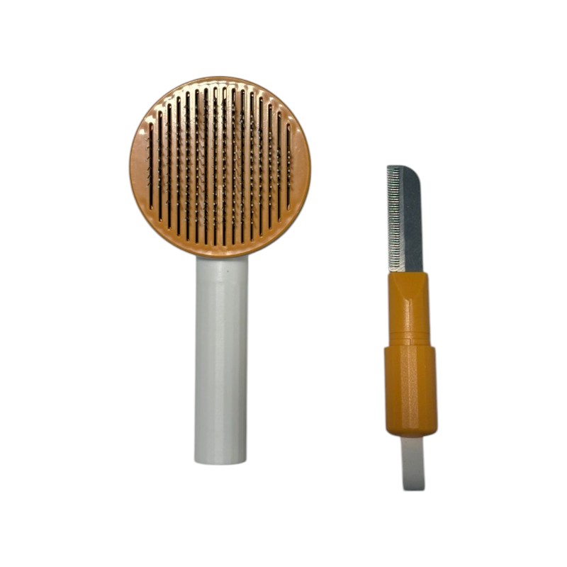 ست برس تخلیه‌دار و گره‌بازکن سگ و گربه