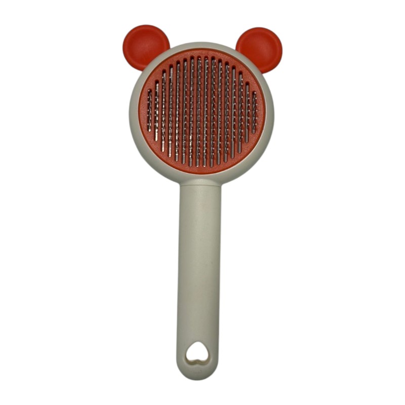 برس تخلیه‌دار سگ و گربه مدل گوش‌دار