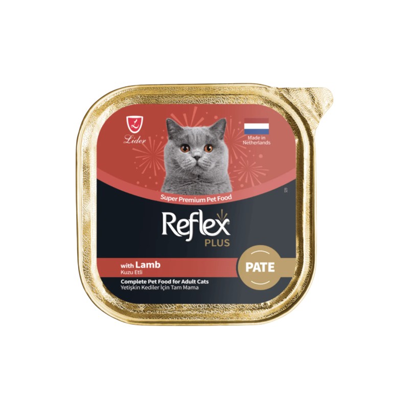 پته گربه رفلکس طعم بره Reflex Plus With Lamb