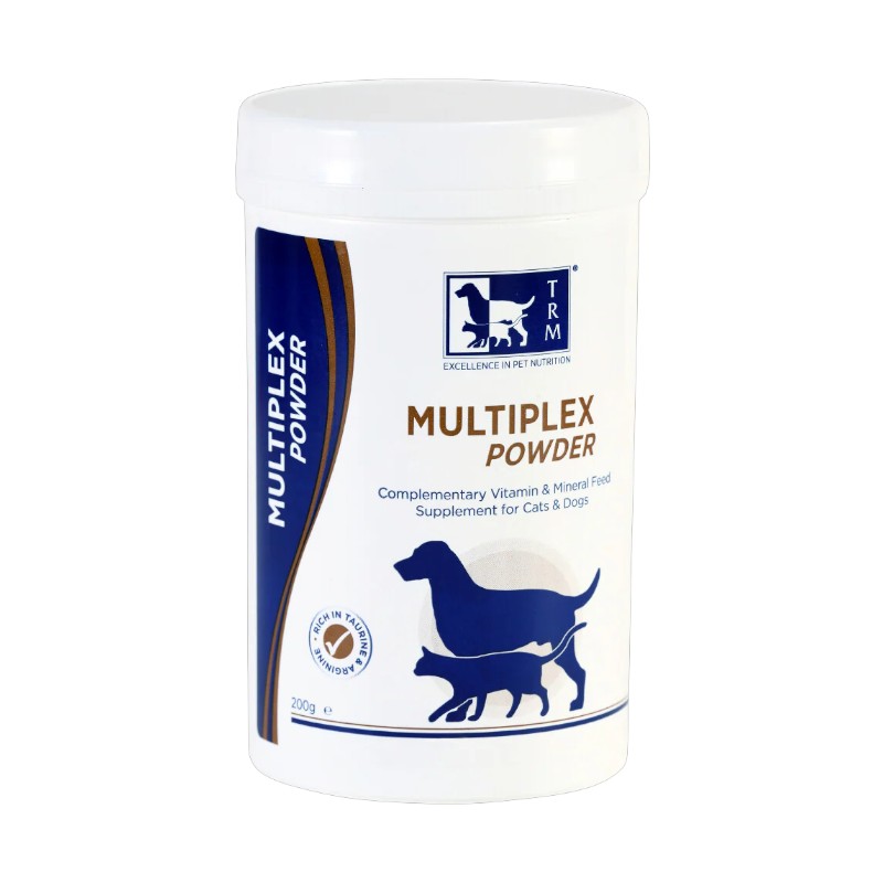 مکمل ویتامین و مواد معدنی سگ و گربه تی آر ام TRM Pet Multiplex Powder 