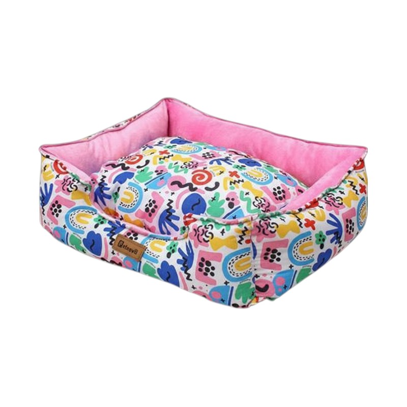 جای خواب گرافیتی مخصوص سگ و گربه پتیوو سایز L مدل Casual