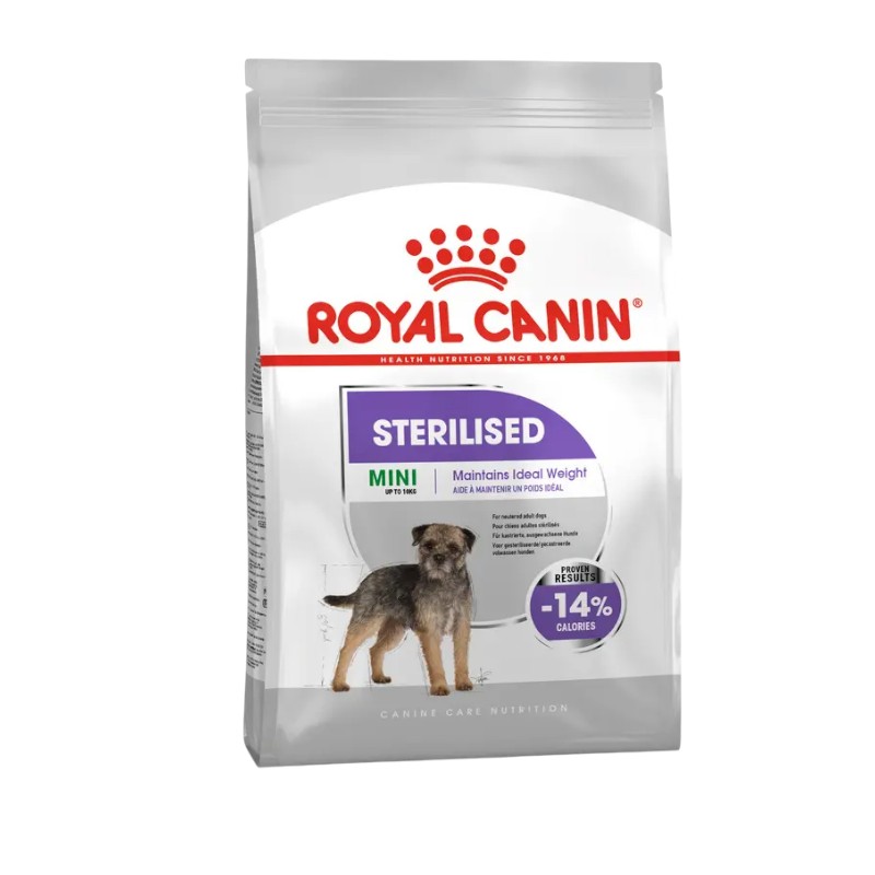 غذای خشک رویال کنین مخصوص سگ بالغ عقیم شده Royal Canin Mini Sterilised
