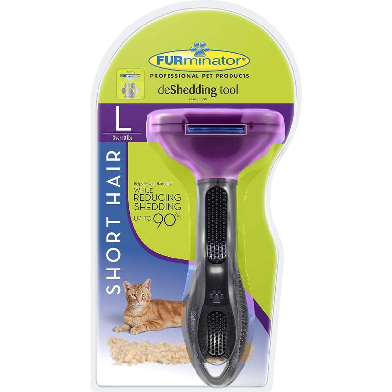 برس گربه فرمیناتور مخصوص گربه‌ با موهای متوسط تا بلند FURminator Long Hair deShedding Tool