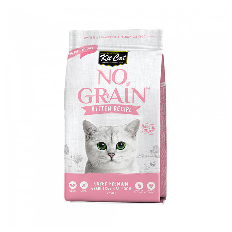 غذای خشک بچه گربه کیت کت مدل Kit Cat No Grain Kitten Recipe
