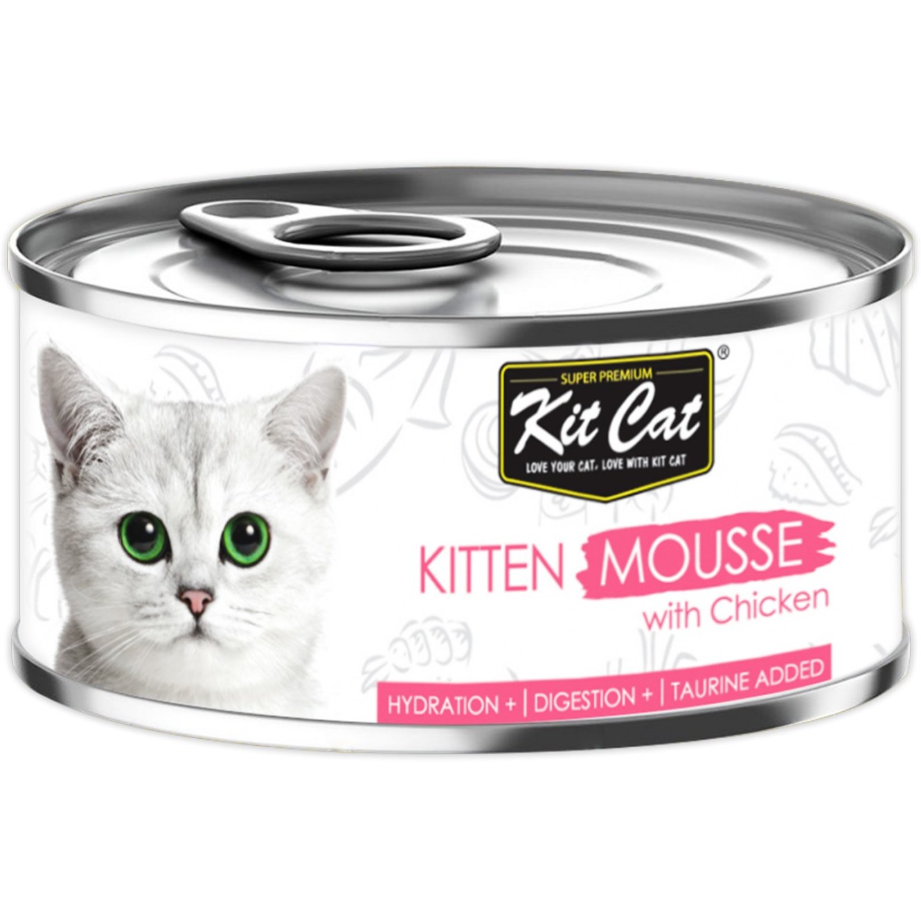 کنسرو بچه گربه کیت کت مدل Kit Cat Chicken Mousse